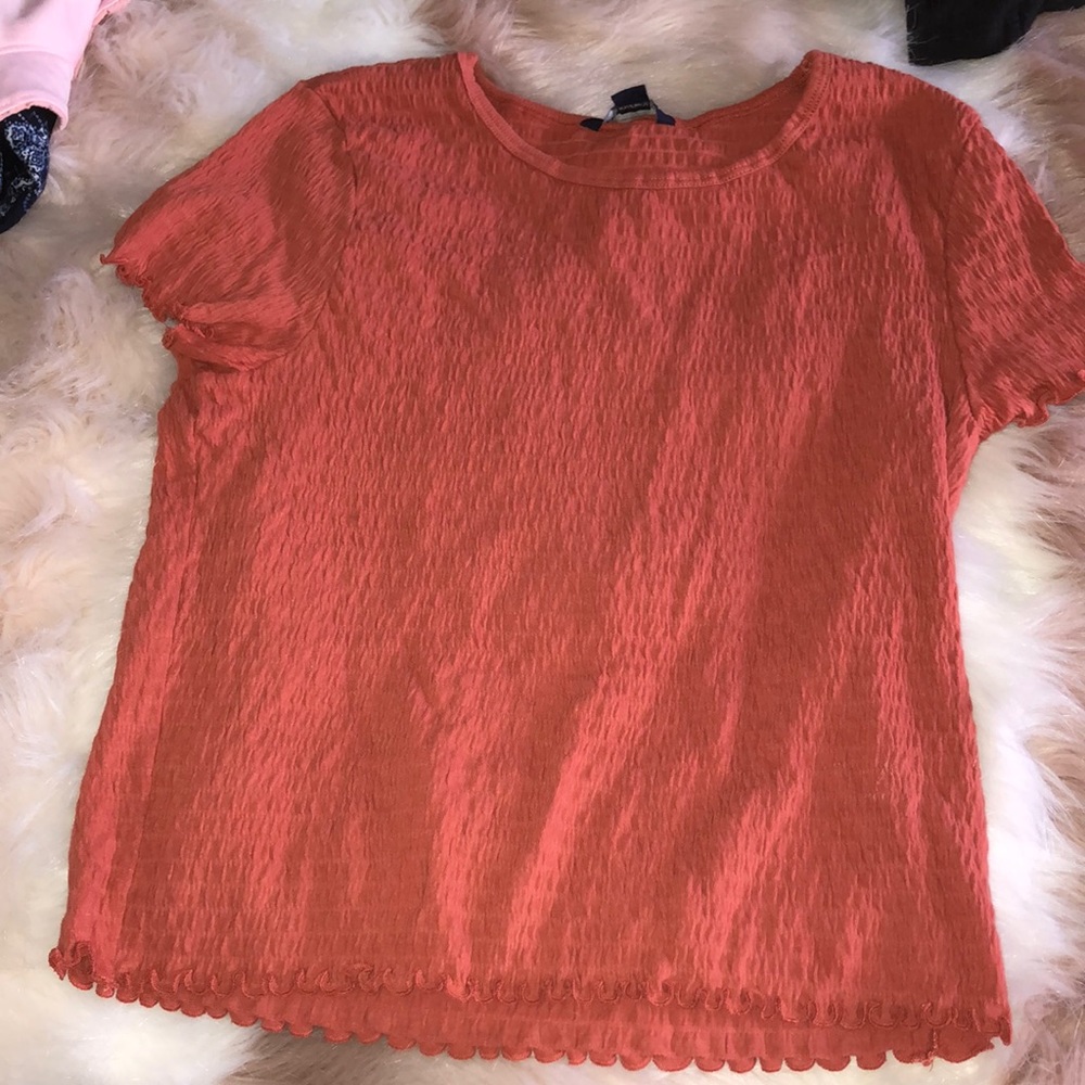 smocked t shirt